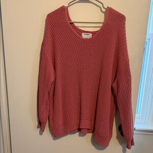 Old Navy Women's Rose Knit Sweater